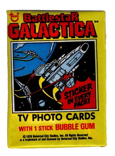 1978 BATTLESTAR GALACTICA COMPLETE CARD & STICKER SET (132/22