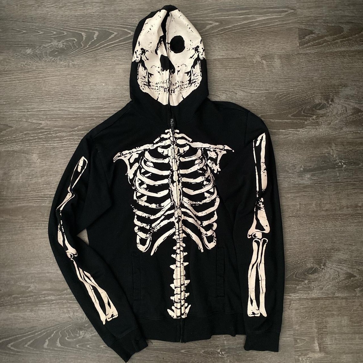 XXXrude Skeleton Hoodie Hot Topic Lip Service Tripp Nyc Jnco | eBay