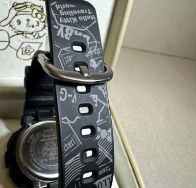 CASIO Baby-G x Hello Kitty Limited Edition Ladies Black Watch BGA