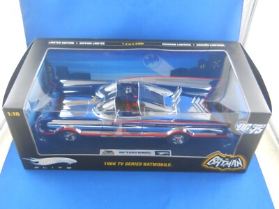 Hot Wheels Elite 1966 TV Series Batmobile DC Comics 75 LE Chrome 1