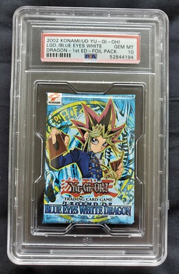 1st Ed 2002 Yu-Gi-Oh! Legend Of Blue Eyes White Dragon LOB Booster