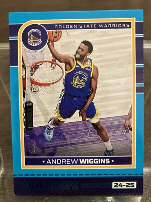 2024-25 Panini NBA Hoops Andrew Wiggins Teal Parallel #/175