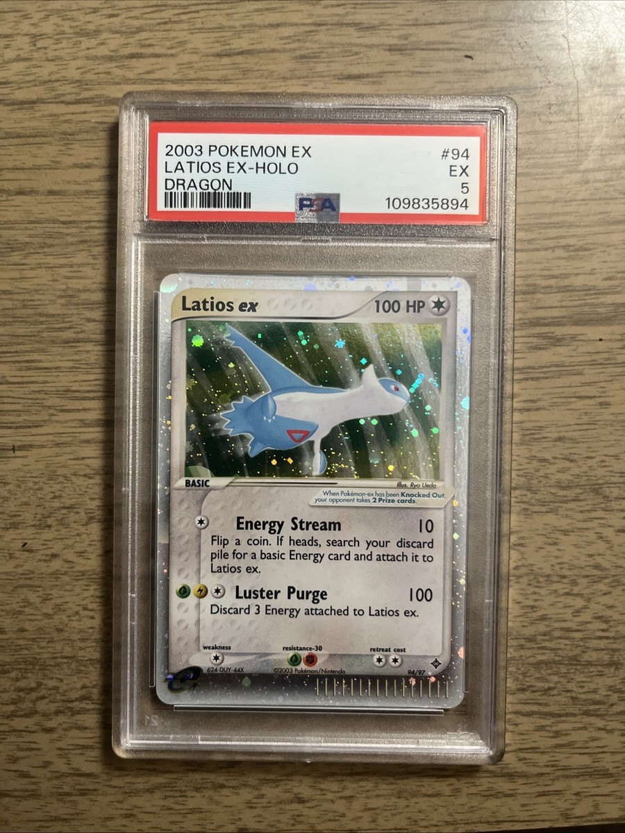 Latios EX #94 Pokemon Dragon PSA 5 EX | eBay