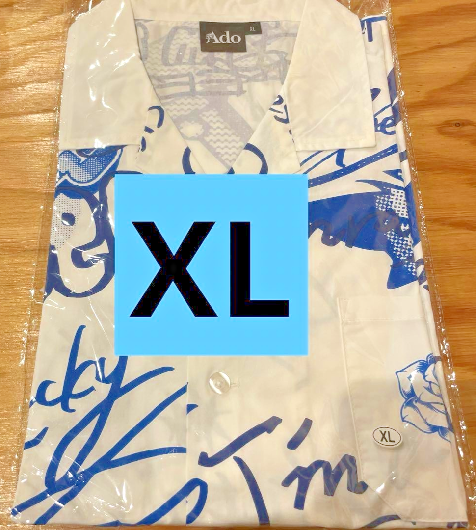 Ado 5周年 POP-UP STORE オープンカラーシャツ M 限定 Lサイズ