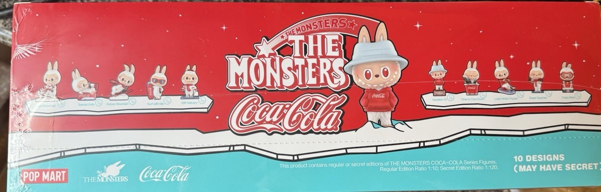 POP MART THE MONSTERS COCA COLA LABUBU Blind Box Figures - FULL