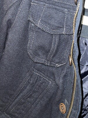 NWT ABERCROMBIE KIDS BOYS SMALL ELK LAKE JACKET NAVY BLUE COAT BOY