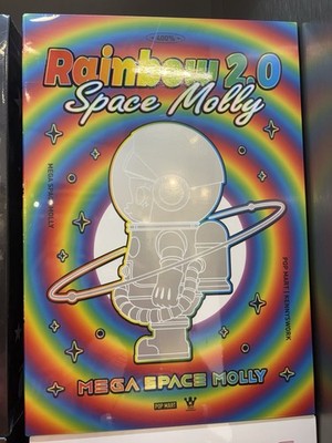 POP MART MEGA SPACE MOLLY 400% Rainbow 2.0 New Sealed - Japan | eBay