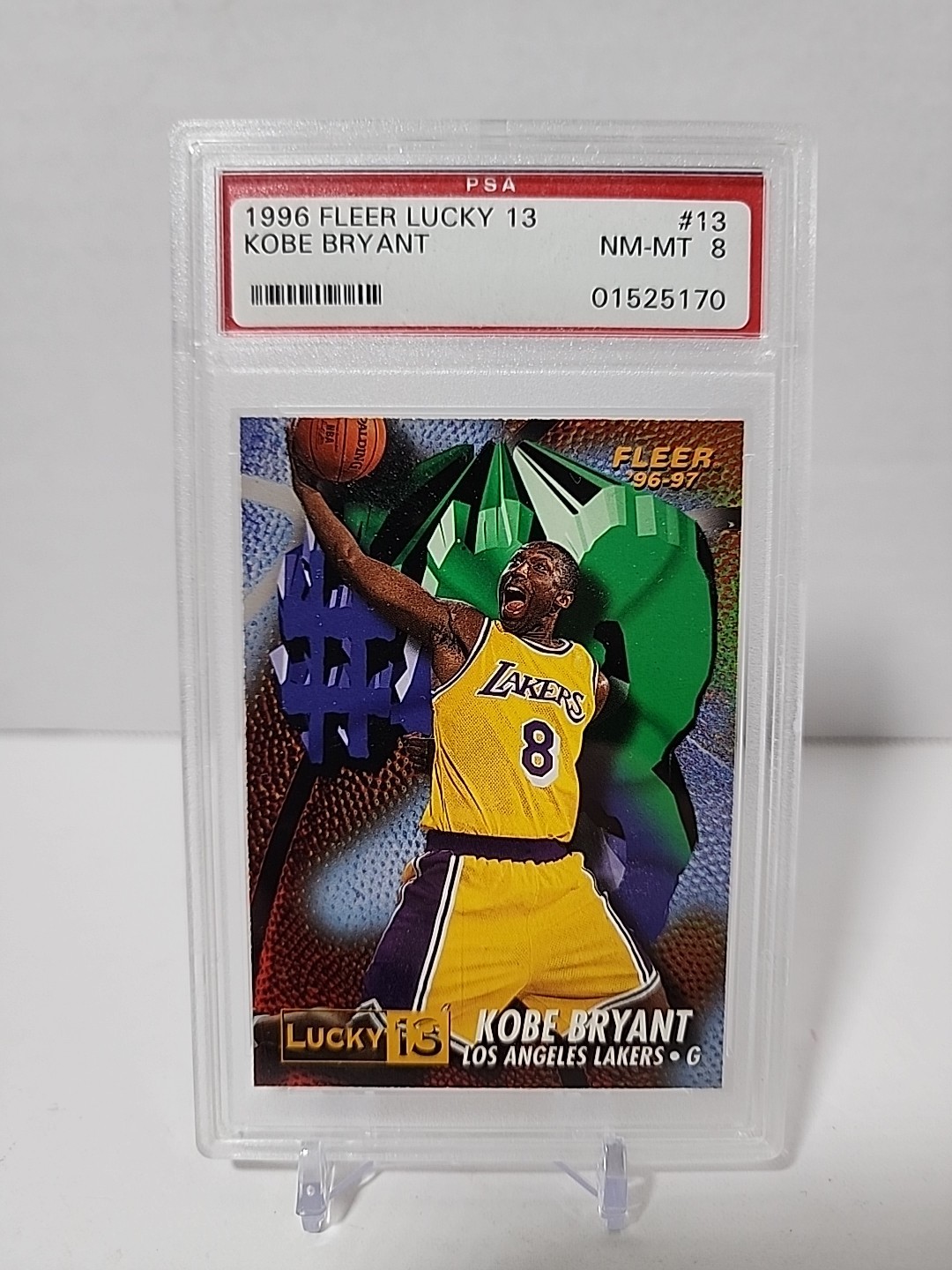 Kobe Bryant 1996 Fleer #13 Lucky 13 Price Guide - Sports Card Investor