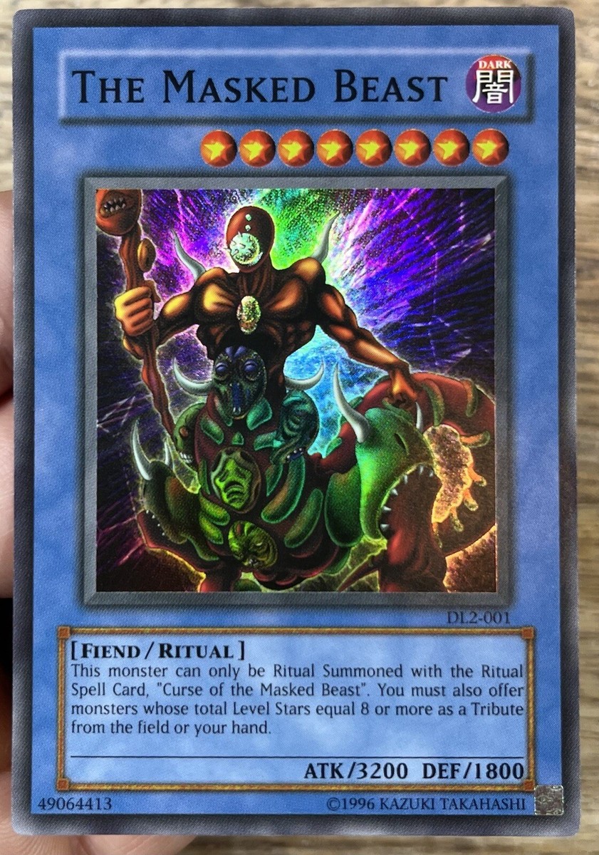 Yu-Gi-Oh! TCG The Masked Beast Duelist League Prize Card DL2-001