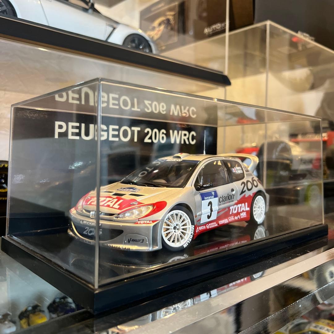 AUTOart 1/18 Peugeot 206 WRC 2002 Tarmac Rally Diecast Model Car