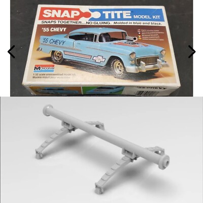 1:32 3d Printed Gasser Straight Axle Leaf Spring Front End. 2 Pk