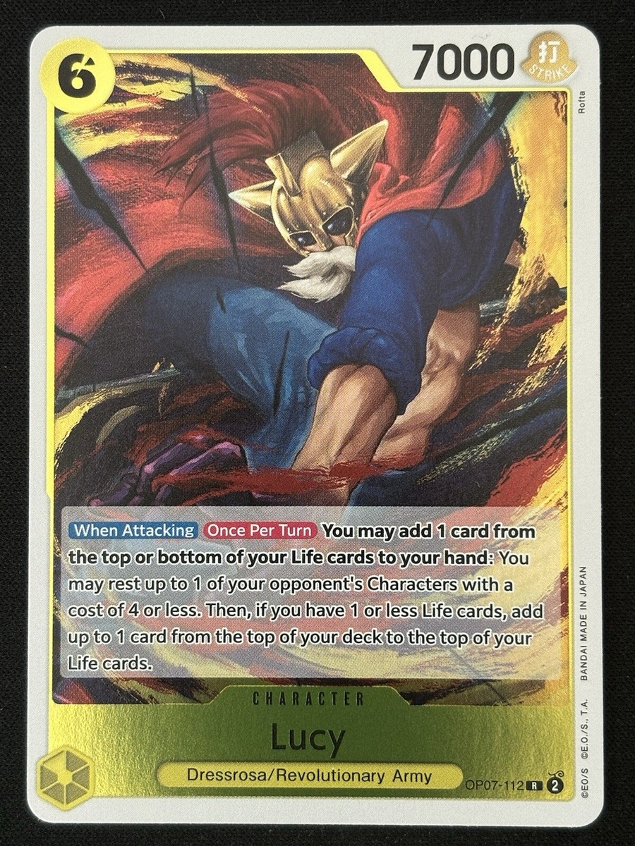 Lucy OP07-112 - 500 Years in the Future - One Piece Card Game OP