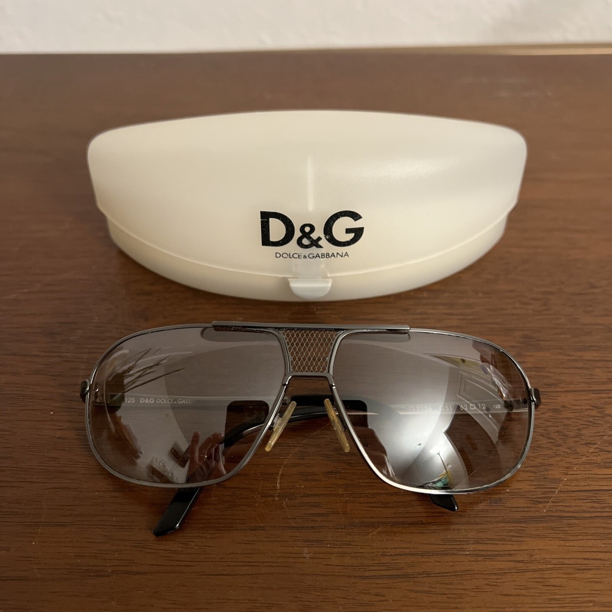 Vintage Y2K Dolce & Gabbana Sunglasses GB 2136 G51 With Case | eBay