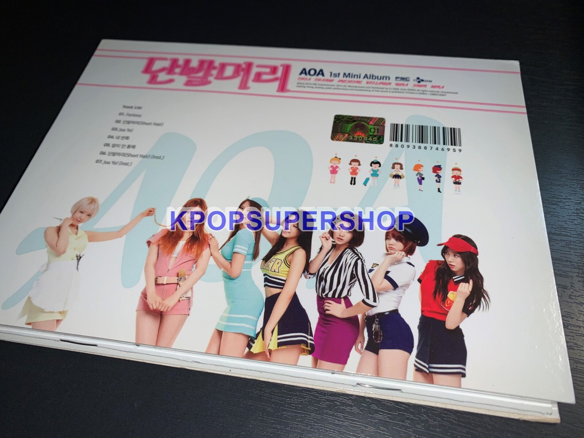 AOA 1st Mini Album Vol. 1 Short Hair CD Yuna Photocard Photobook