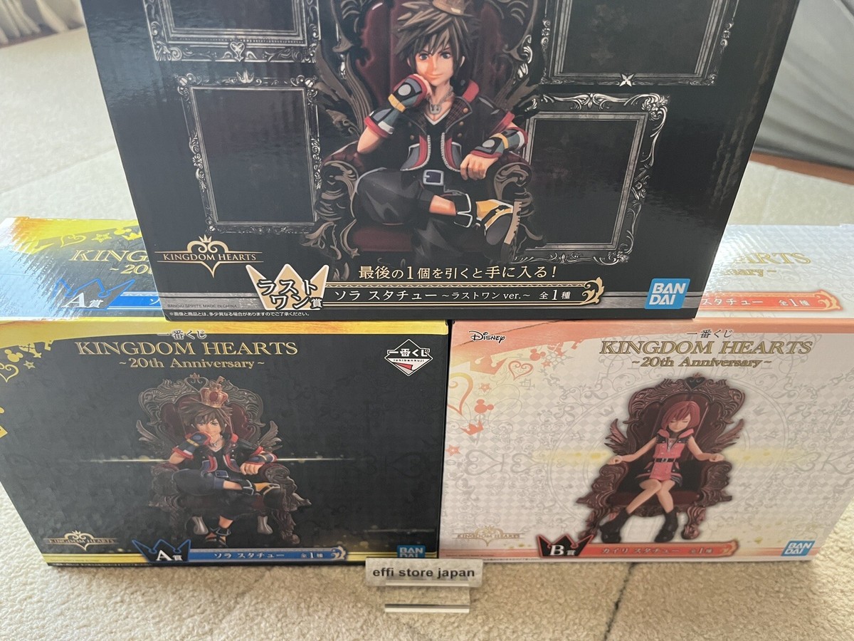 RARE Kingdom Hearts 20th Anniversary Sora(A&LAST) Kairi(B) Statue