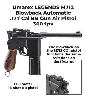 Umarex Legends M712 Blowback Broom Handle .177 Caliber Full Auto