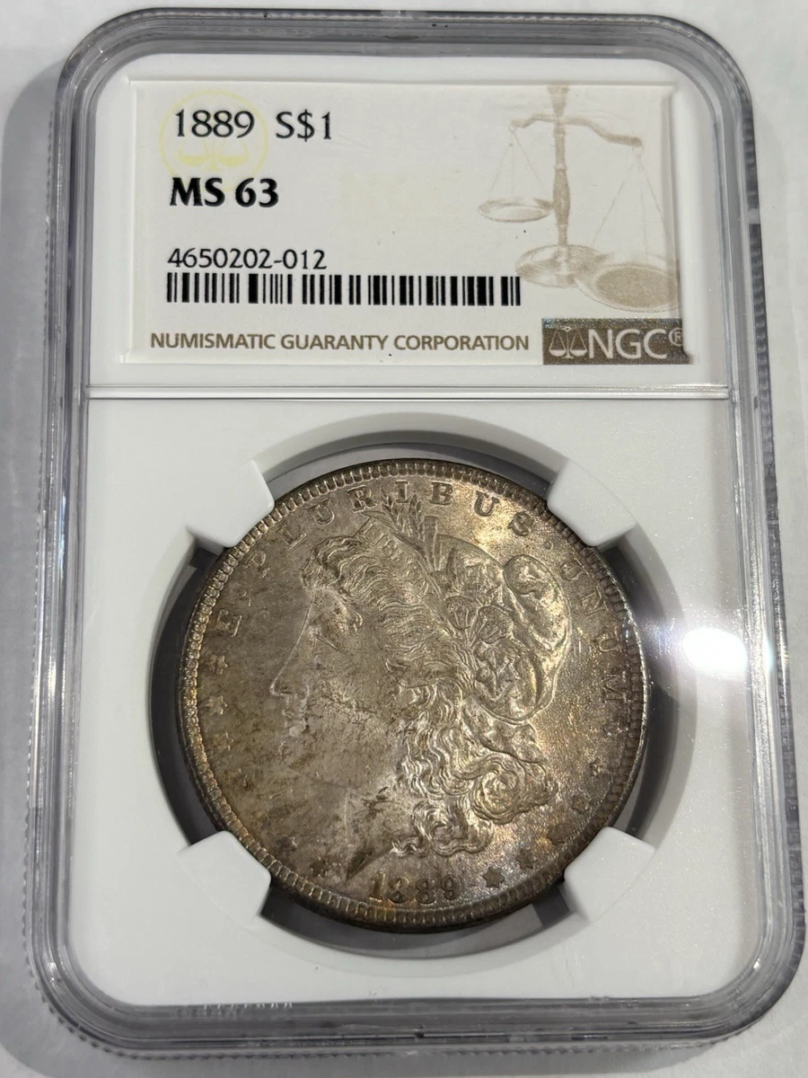 MS 63 Graded 1889 Year Morgan US Dollars (1878-1921) for sale | eBay