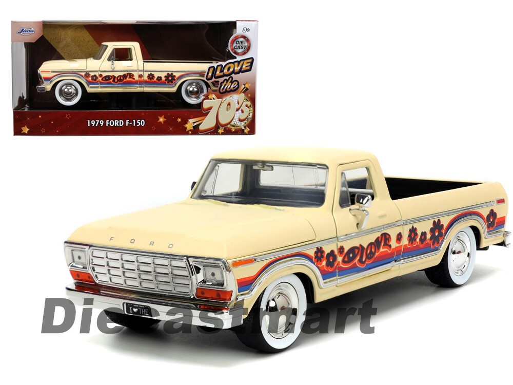 Jada 1:24 I Love The 70'S 1979 Ford F-150 Pick up Truck Diecast
