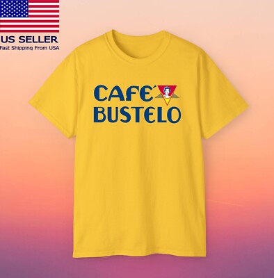 Cafe Bustelo Men's Yellow T-shirt Size S-5XL | eBay