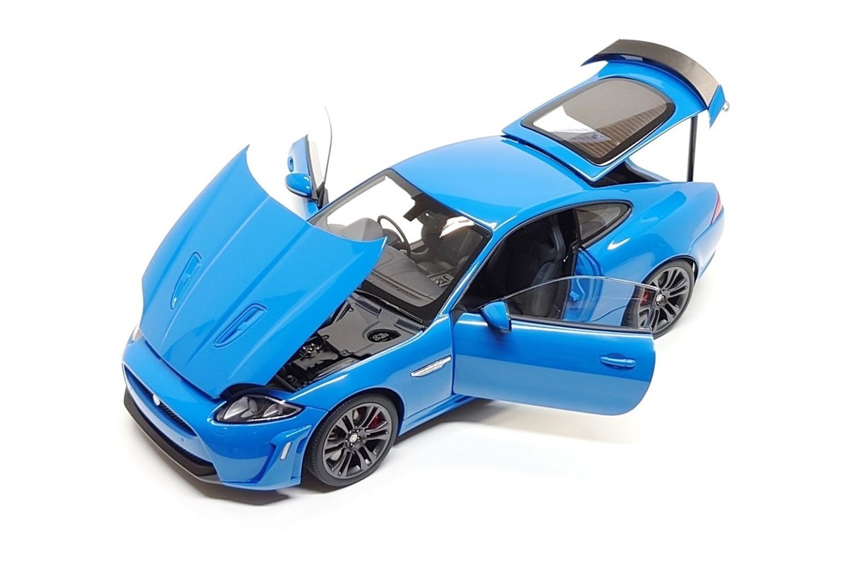 AUTOart 1:18 Jaguar XKR-S in French Racing Blue | eBay