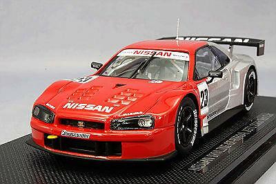 Ebbro P4 1:43 Nissan Skyline GT-R R34 JGTC 2003 Test Car #23 Red