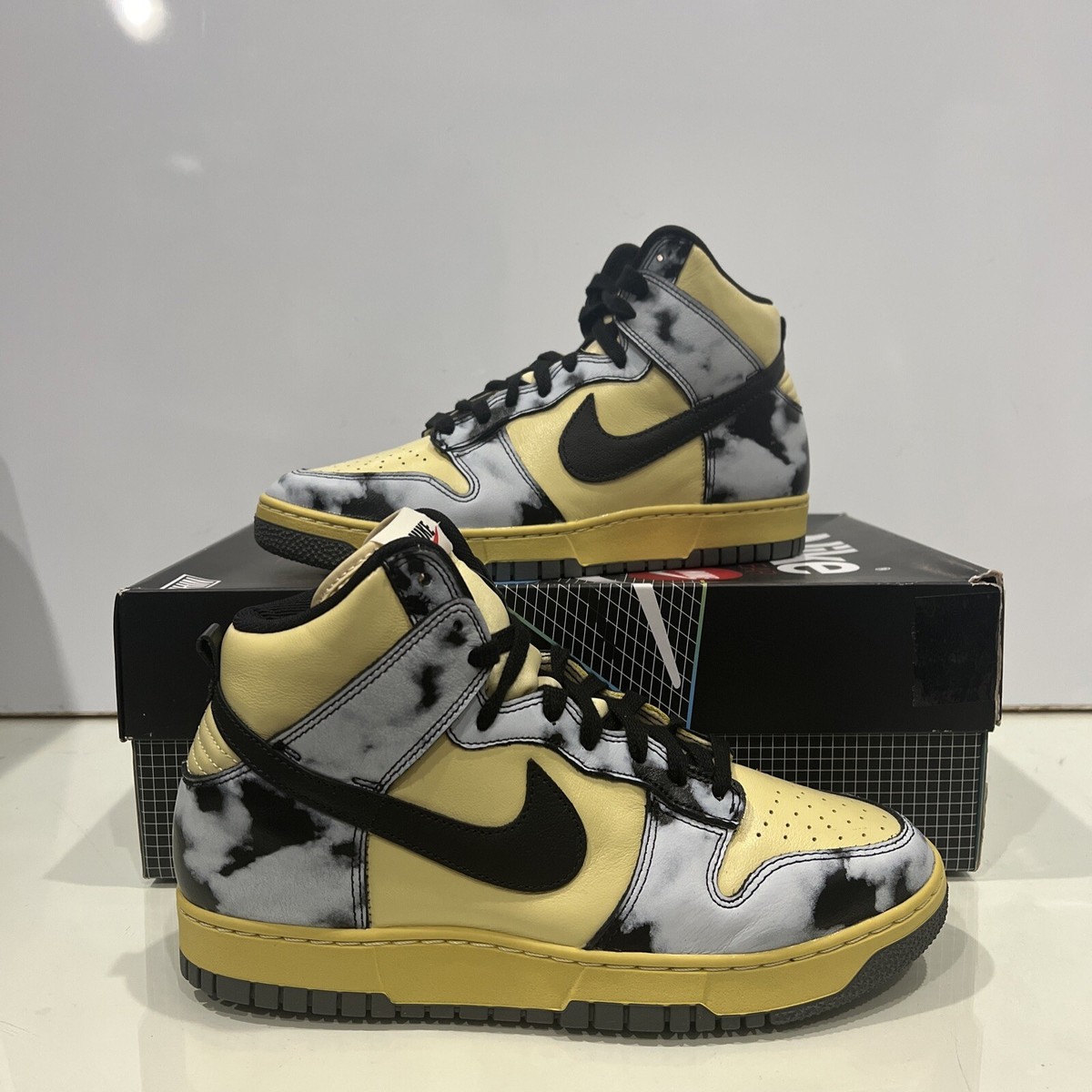 Size 10 - Nike Dunk 1985 High Black Acid Wash 195241242330| eBay