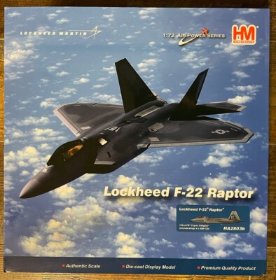 NEW HOBBY MASTER 1:72 scale LOCKHEED F-22 RAPTOR, 192nd FW
