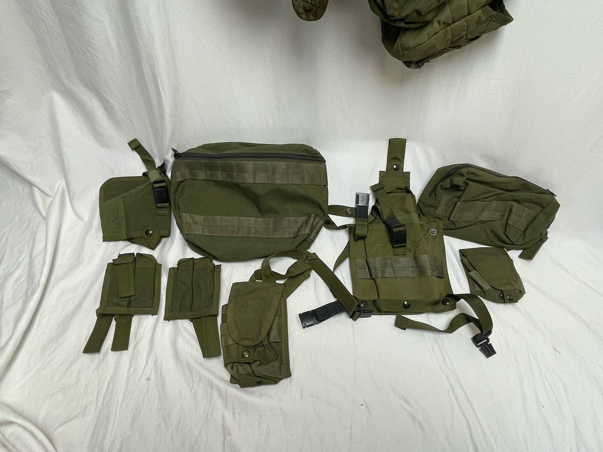 JS Industries Pre MSA Paraclete Chest Rig Vest W/ Pouches Delta