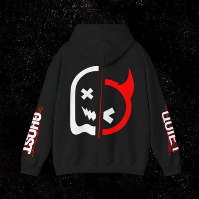 Quiet Club x Ghost Racing - Split Logo Collab GR 1998 Black Unisex