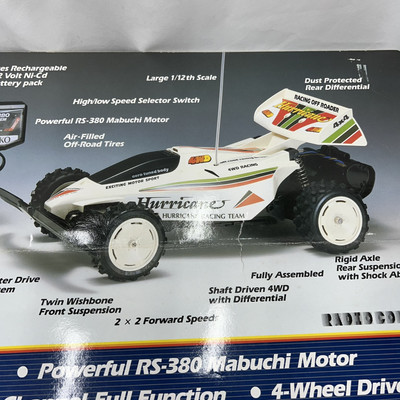 Vintage Nikko Hurricane RC Car 4WD Off Road Racing Buggy Remote