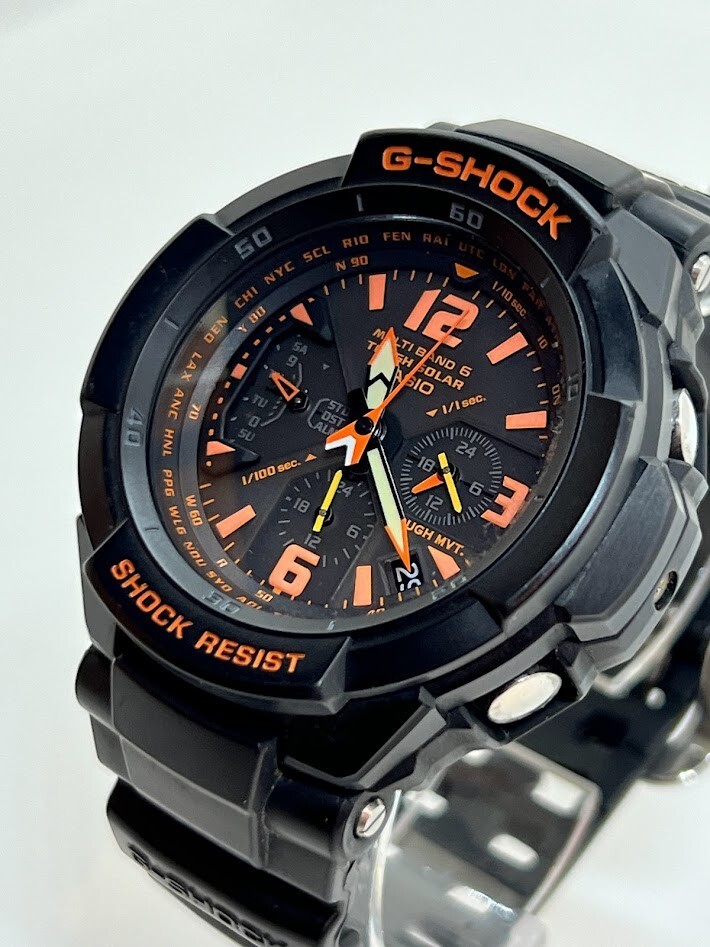 Casio G-shock GW-3000B-1AJF Sky Cockpit Aviation Solar Radio Men's