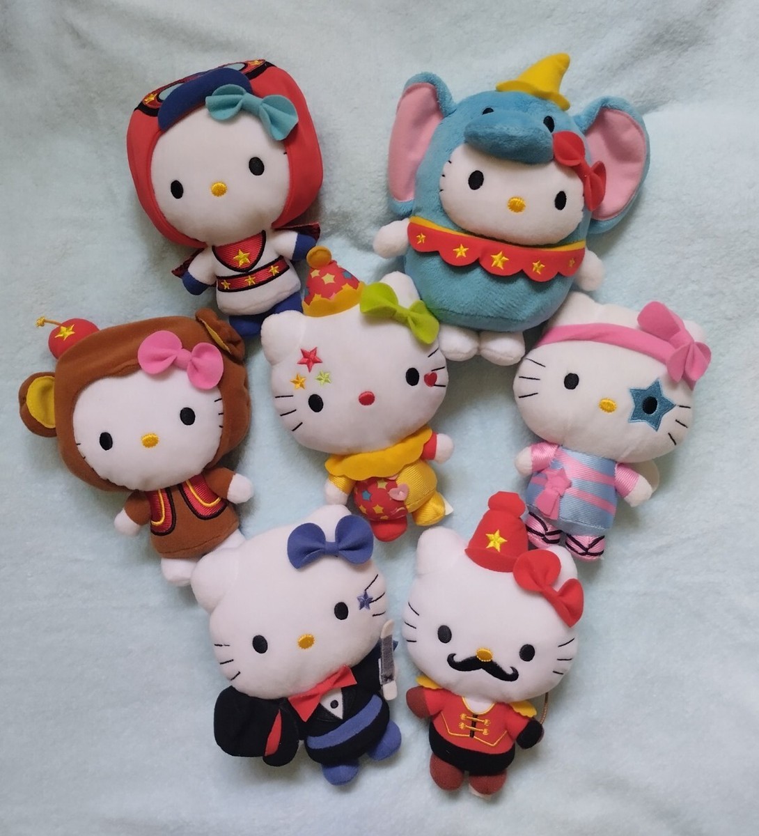 Hello Kitty McDonald's Circus of Life Complete 7 Pcs. Pre-owned VG