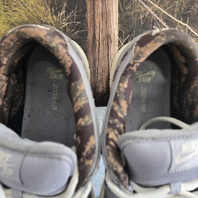 Nike SB Dunk Low Wolf Grey Digi Camo Men's Sneakers Size 14 | eBay