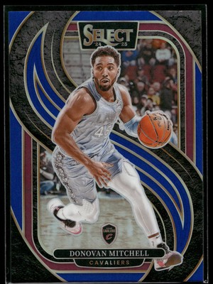 2024-25 Select Donovan Mitchell PREMIER LEVEL BLUE PRIZM SP