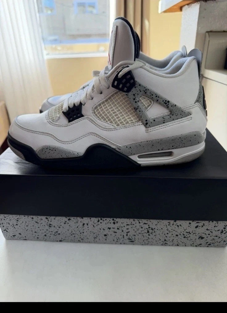 Jordan 4 Retro OG Mid White Cement for Sale | Authenticity