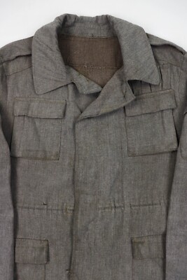 Vintage 40-50s? Gray Distressed Hunting Field Jacket Size L-XL | eBay