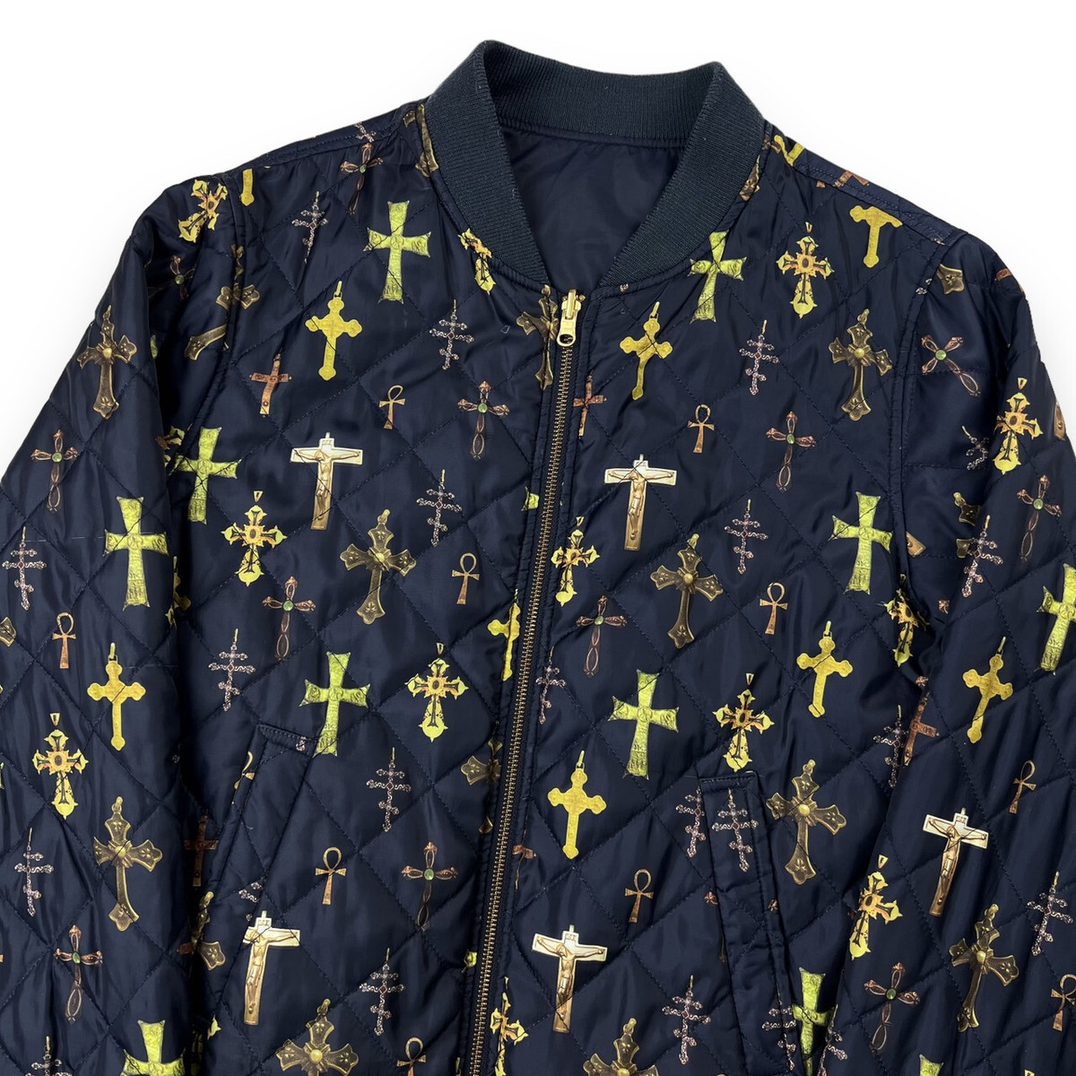 Supreme SS13 Crosses Reversible Navy Jacket | eBay