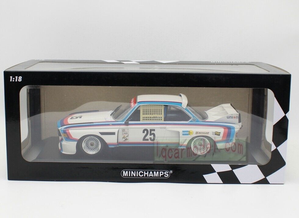 1/18 Scale MINICHAMPS BMW 3.0 CSL #25 RACING Rally Diecast Car