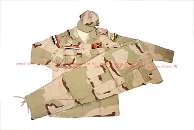 Rare Genuine Iraq Army Senior Officer Service Unifom Desert Camo