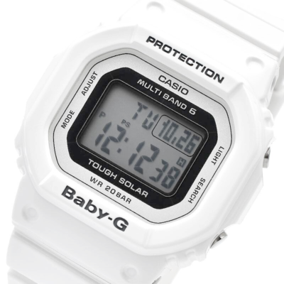 CASIO BABY-G BGD-5000U-7JF Radio Solar Digital Watch White Women's
