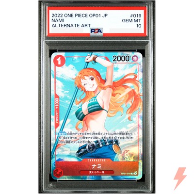 PSA 10 Nami (Alt Art) OP01-016 ROMANCE DAWN - ONE PIECE Card Game