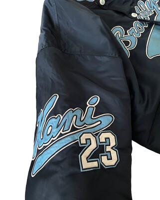 Vintage 00s hip hop rap karl kani bomber jacket light jacket blue