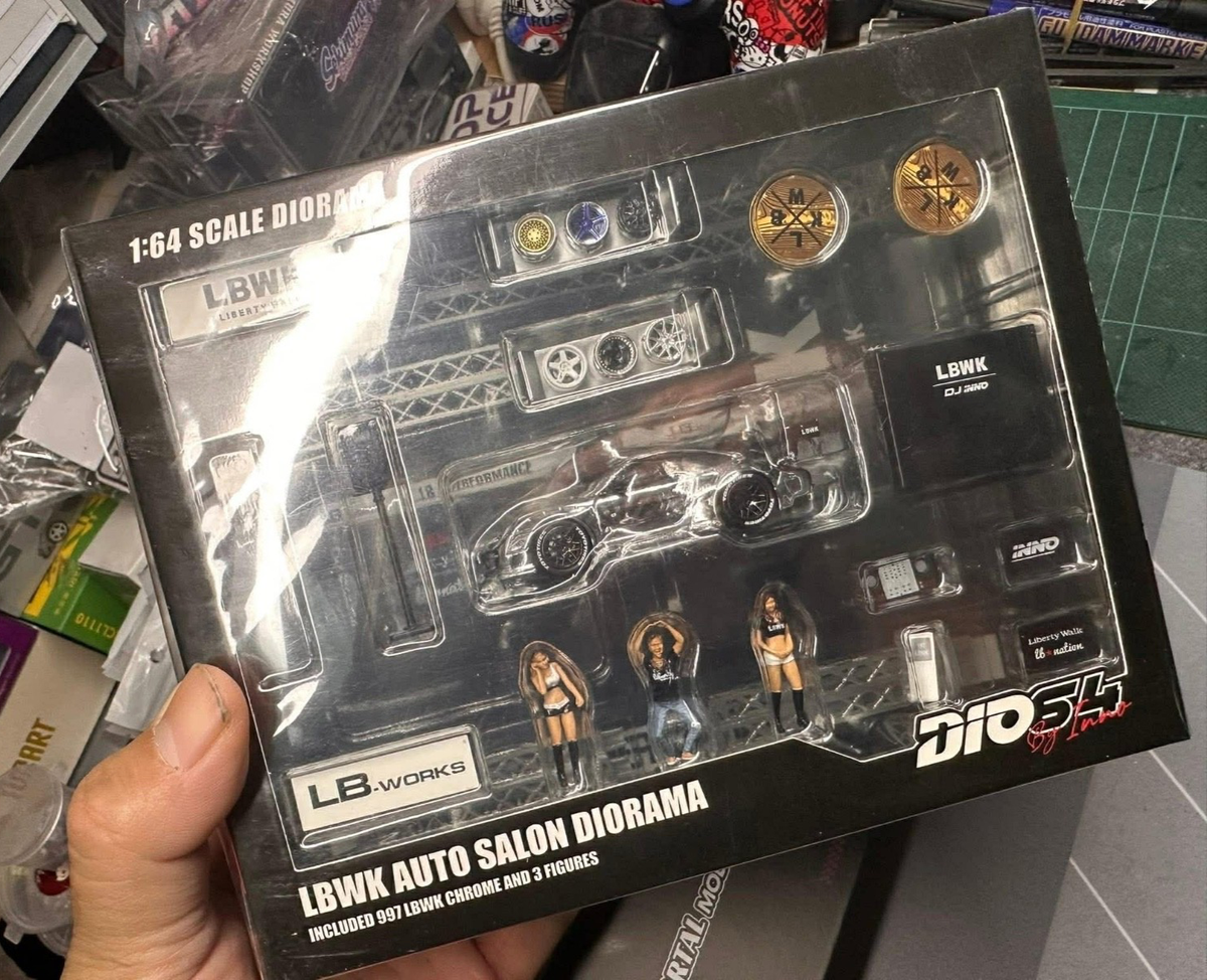 INNO64 1/64 LBWK オートサロン ジオラマ DIO64 INNO Models 1:64