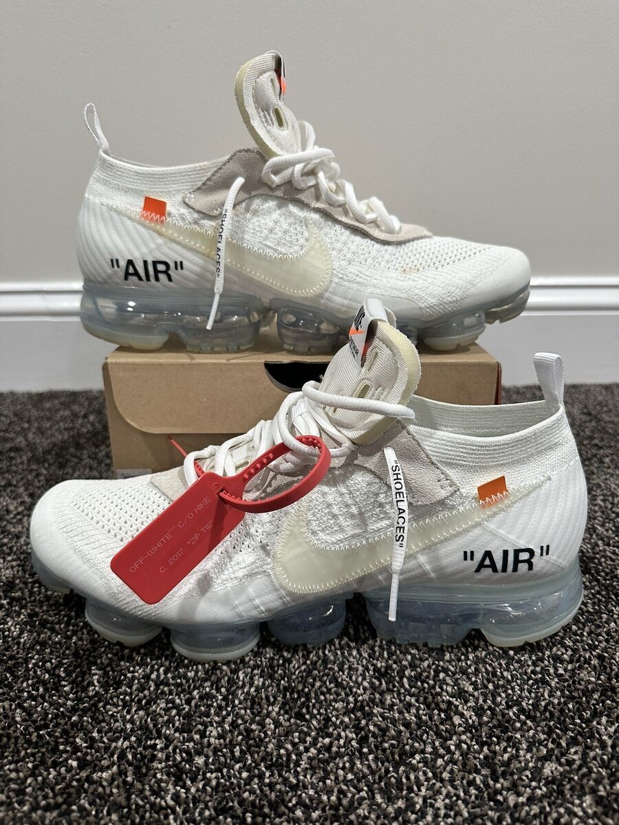 Off-White Virgil x Nike Air VaporMax “Part 2” White Sneaker | eBay