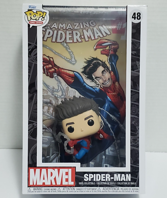 SPIDER-MAN with Comic #1 - Funko POP! Comic Covers #48 Vinyl