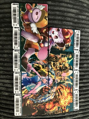 KONAMI NEW Round1 Coin Pusher Gold Railroad 9 CARD SET - ALL CARDS