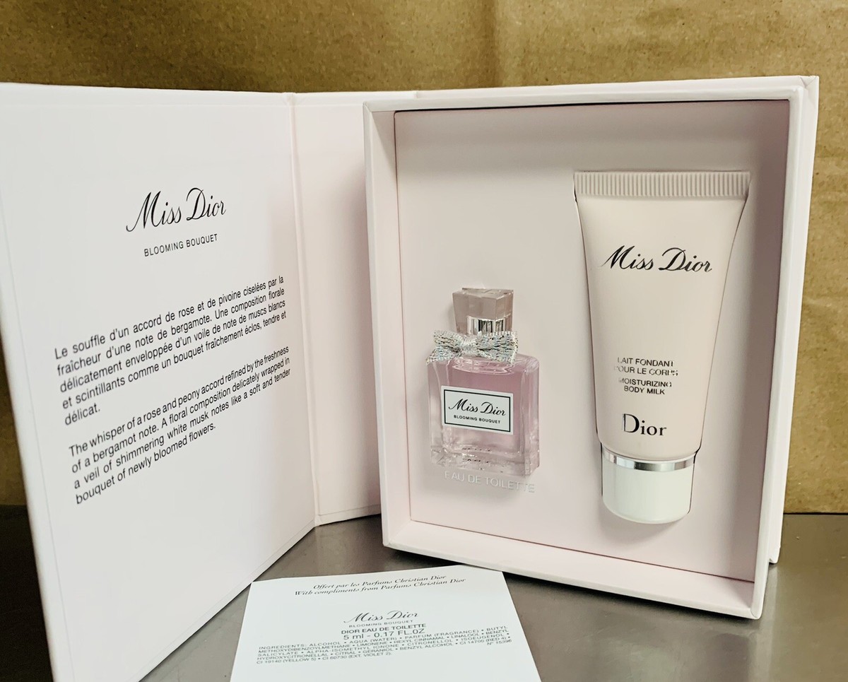 Last Set Miss Dior Blooming Bouquet EDT 5ml Body Cream 20ml Gift