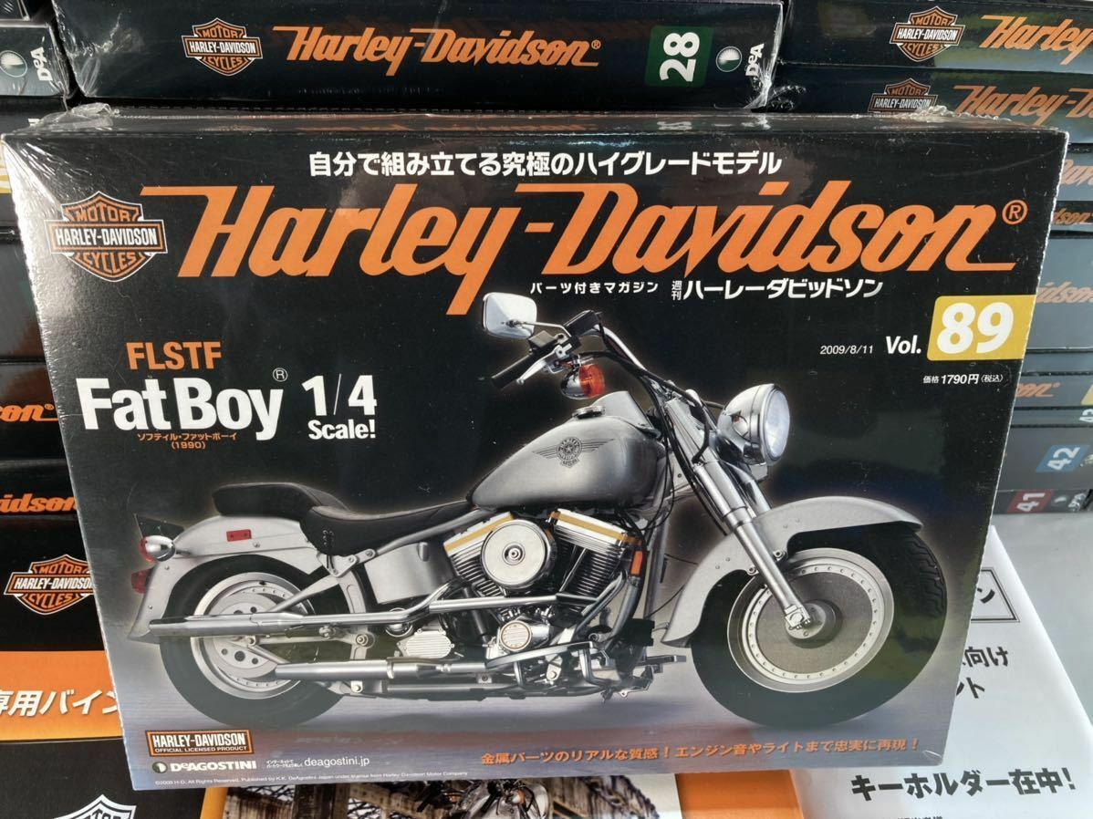 DEAGOSTINI 1/4 Fat Boy Harley-Davidson 1-89 Full Kit japan | eBay