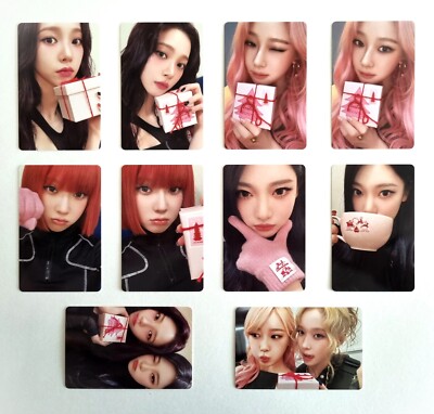 aespa pink Christmas マグカップ ニンニン トレカ aespa ニンニン