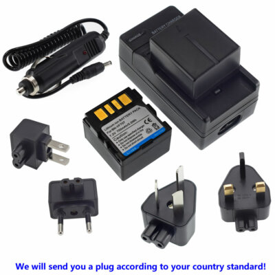 Battery or charger for JVC Everio GZ-MG20EK MG21ek GZ-MG26EK